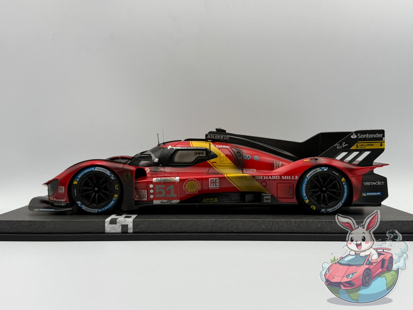 BBR 1:18 Ferrari 499P Winner Le Mans 2023 'End of Race'