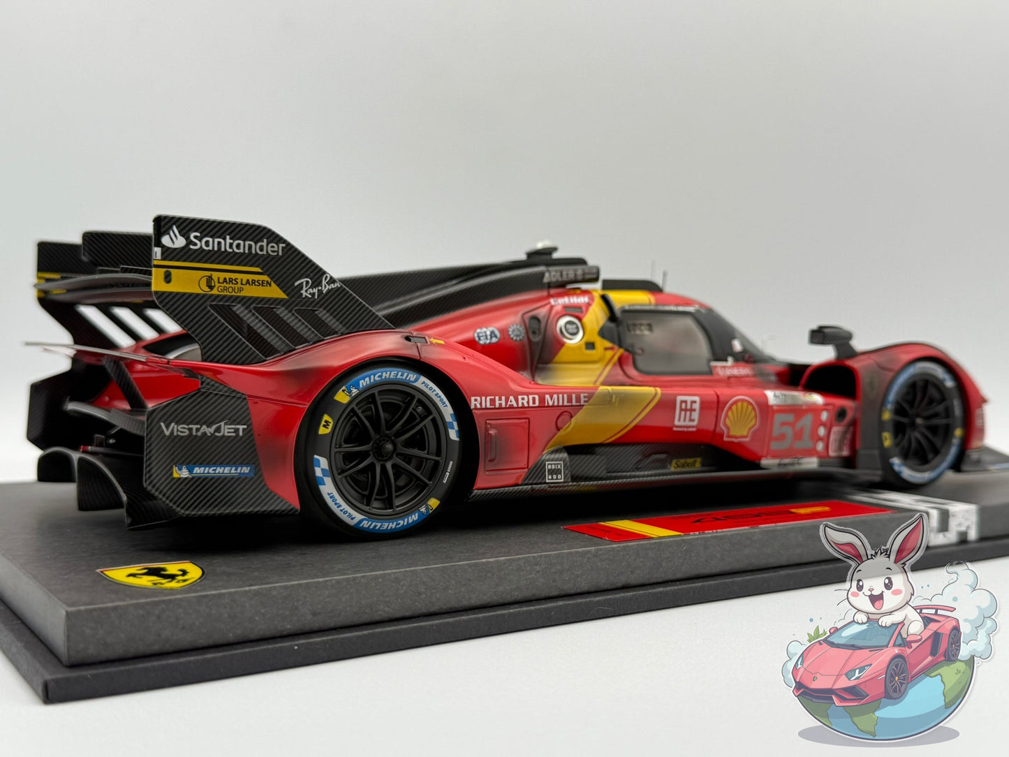 BBR 1:18 Ferrari 499P Winner Le Mans 2023 'End of Race'