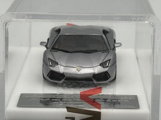 VMB 1:64 Lamborghini Aventador LP700-4 (Silver Gray)