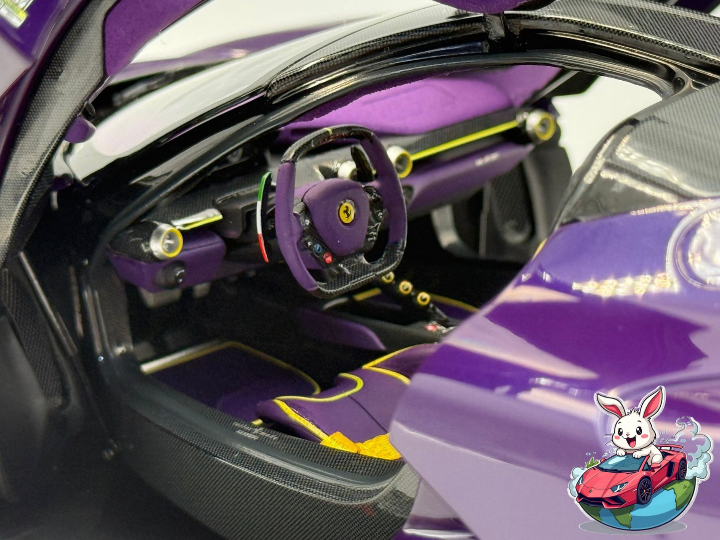 BBR 1:18 Ferrari Laferrari Purple Dubai TAILOR MADE