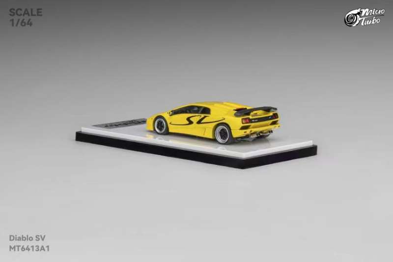PREORDER Micro Turbo 1:64 Lamborghini Diablo SV (Giallo Gala)