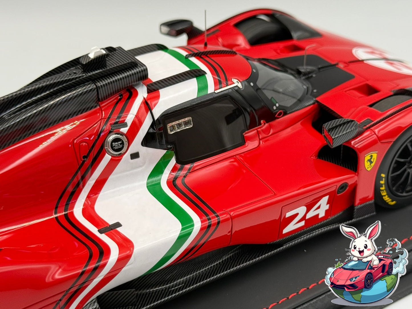 BBR 1:18 Ferrari 499P Modificato - Leather Base