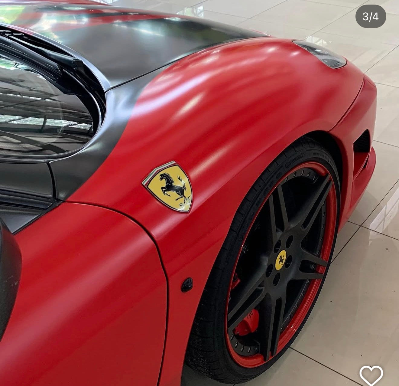 PREORDER 1:18 Ferrari F430 Scuderia - Novitec Rosso 777 (Matte Red)