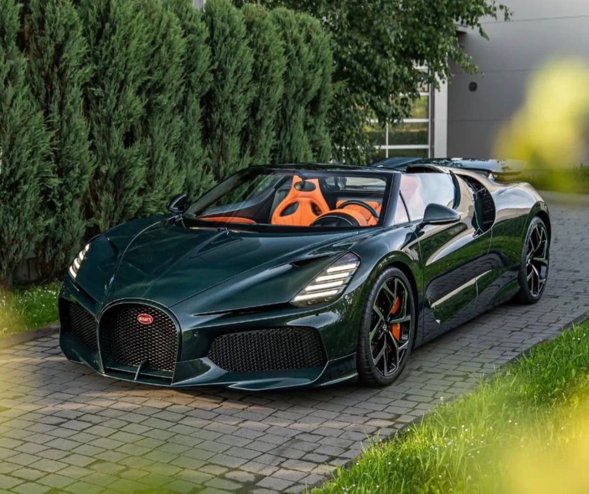 Henson & Heaven 1:18 Bugatti Mistral W16 - Green Carbon