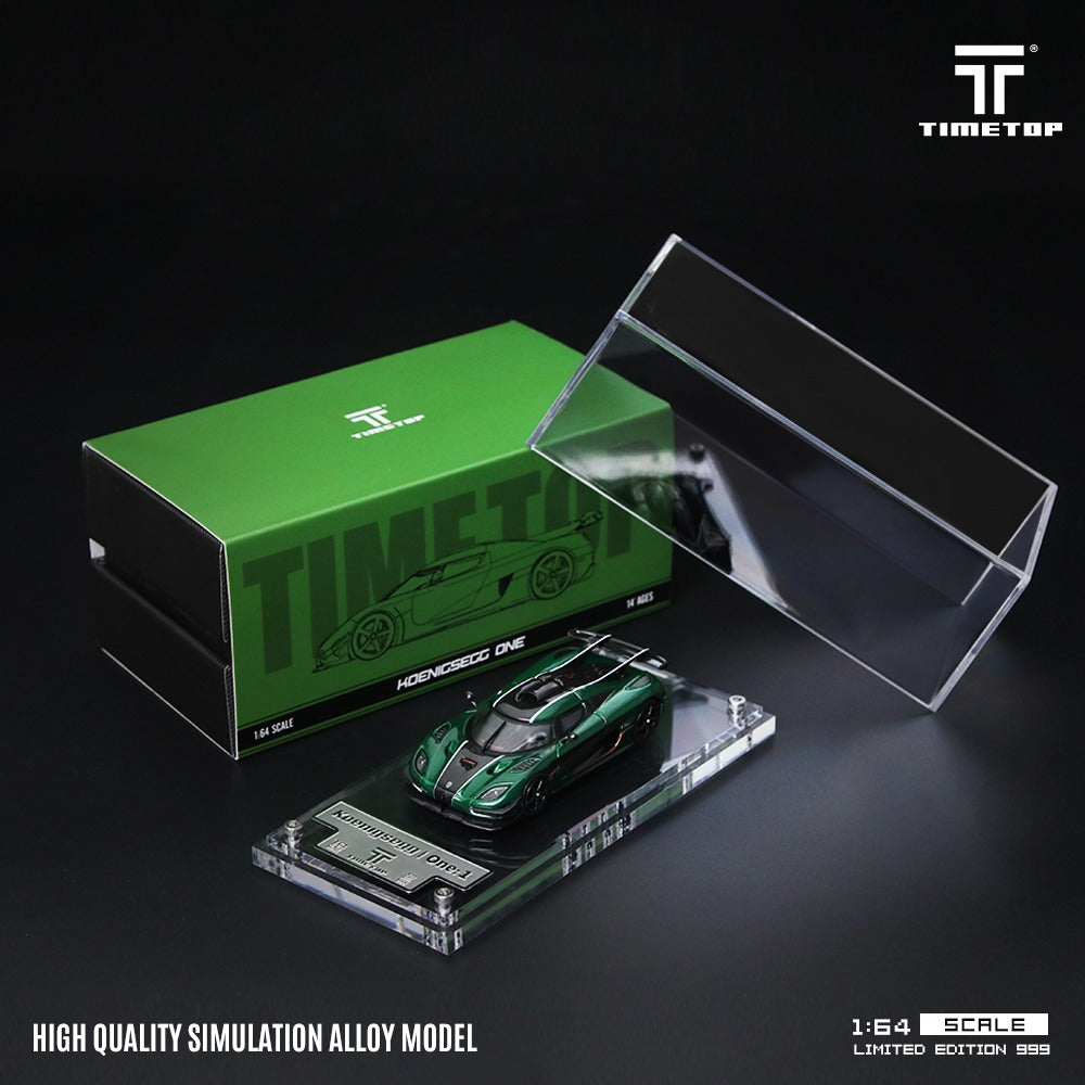PREORDER Time Top 1:64 Koenigsegg One:1 (Green)