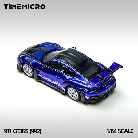 Time Micro 1:64 Porsche 911 992 GT3 RS (San Marino Blue)