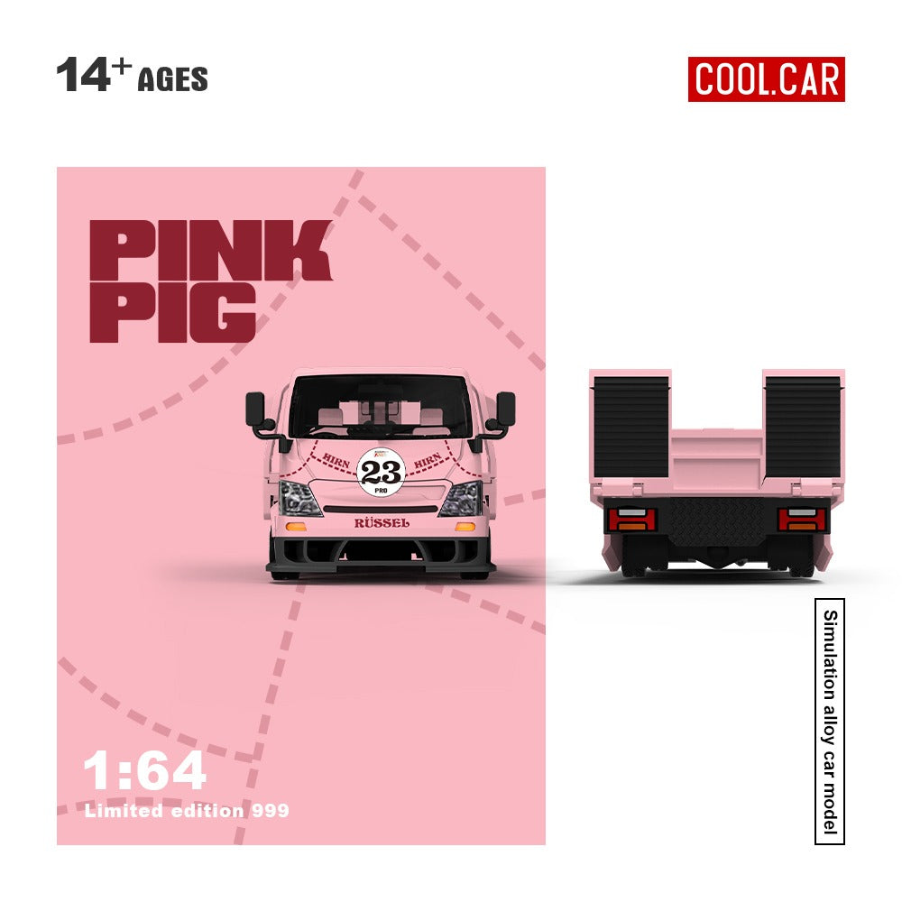 PREORDER Cool Car 1:64 Hino H300 ‘Pink Pig’