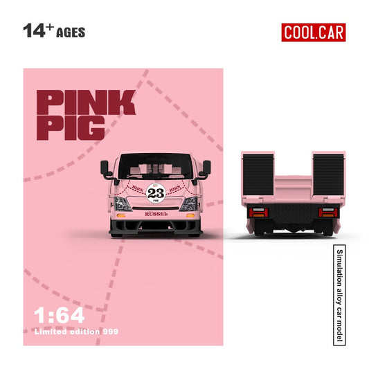 PREORDER Cool Car 1:64 Hino H300 ‘Pink Pig’