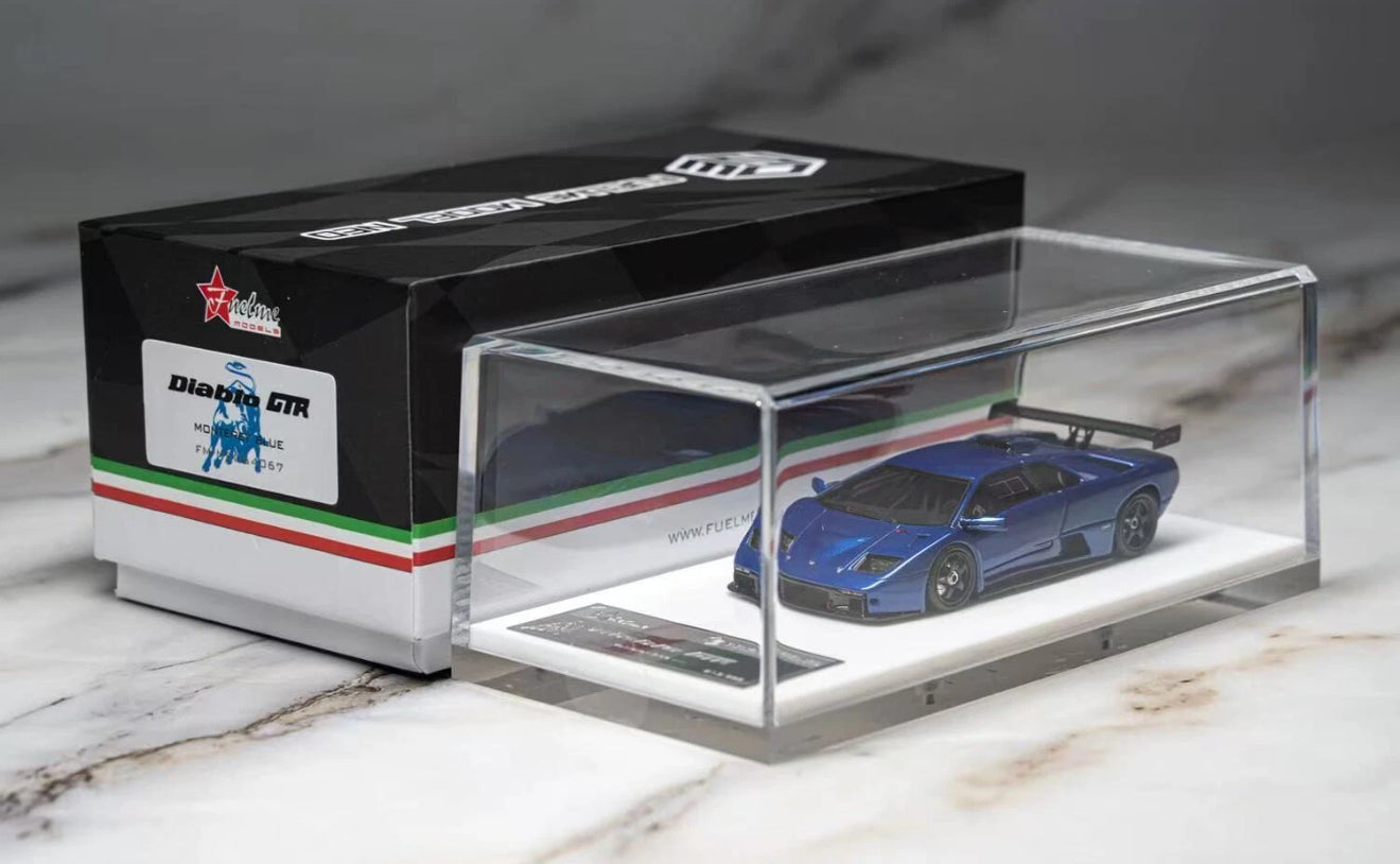 Fuelme Models 1:64 Lamborghini Diablo GTR (Monterey Blue)