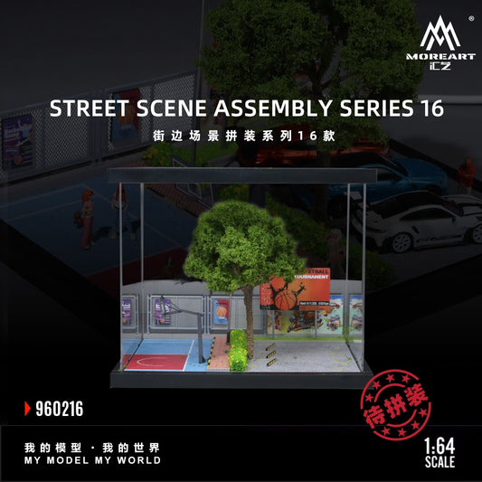 PREORDER MoreArt 1:64 Street Scene Assembly 16