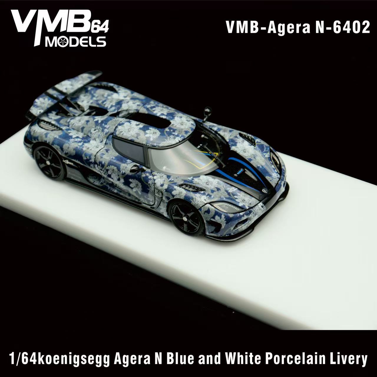 PREORDER VMB 1:64 Koenigsegg Agera Porcelain Livery