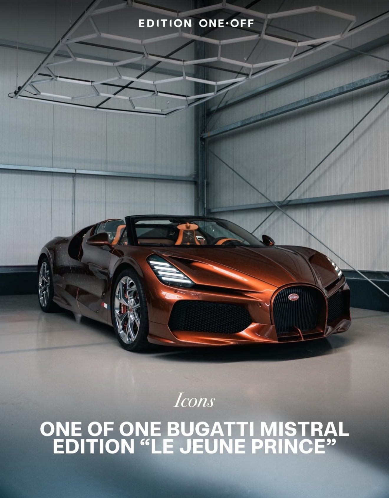 PREORDER 1:18 Bugatti Mistral W16 Le Jeune Prince
