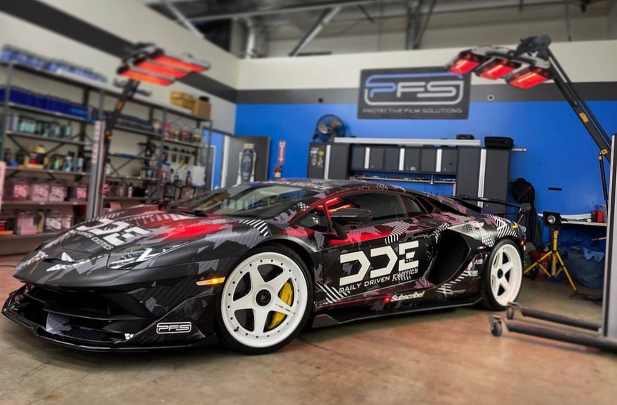 PREORDER 1:18 Lamborghini Aventador SVJ - DDE Black Camo
