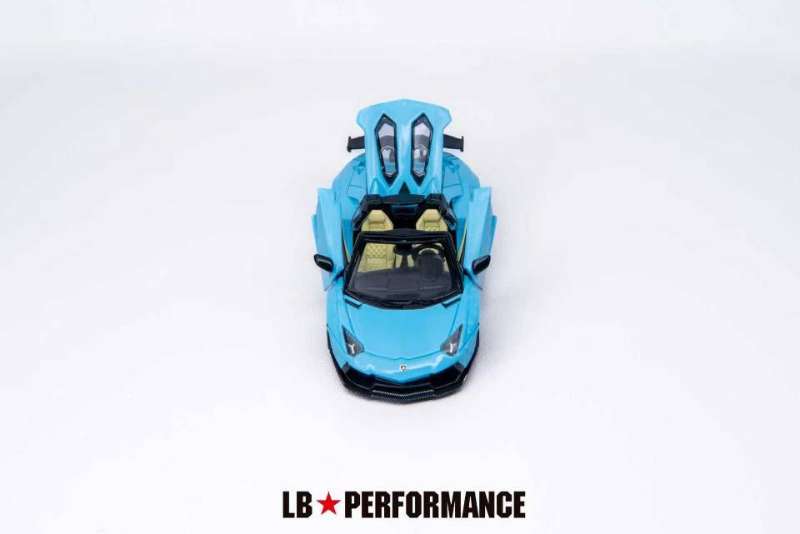 PREORDER Rhino Model RM 1:64 Lamborghini Aventador LP720-4 LBWK Widebody (Baby Blue/Verde Singh)