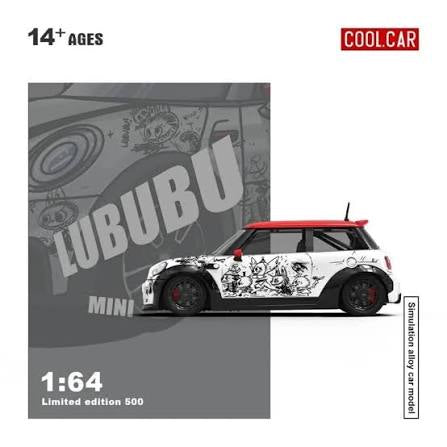 Cool Car 1:64 Mini Cooper ‘LABUBU’