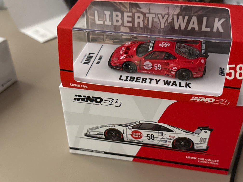 Inno64 1:64 Ferrari F40 LBWK LB Collet - Chase Variant