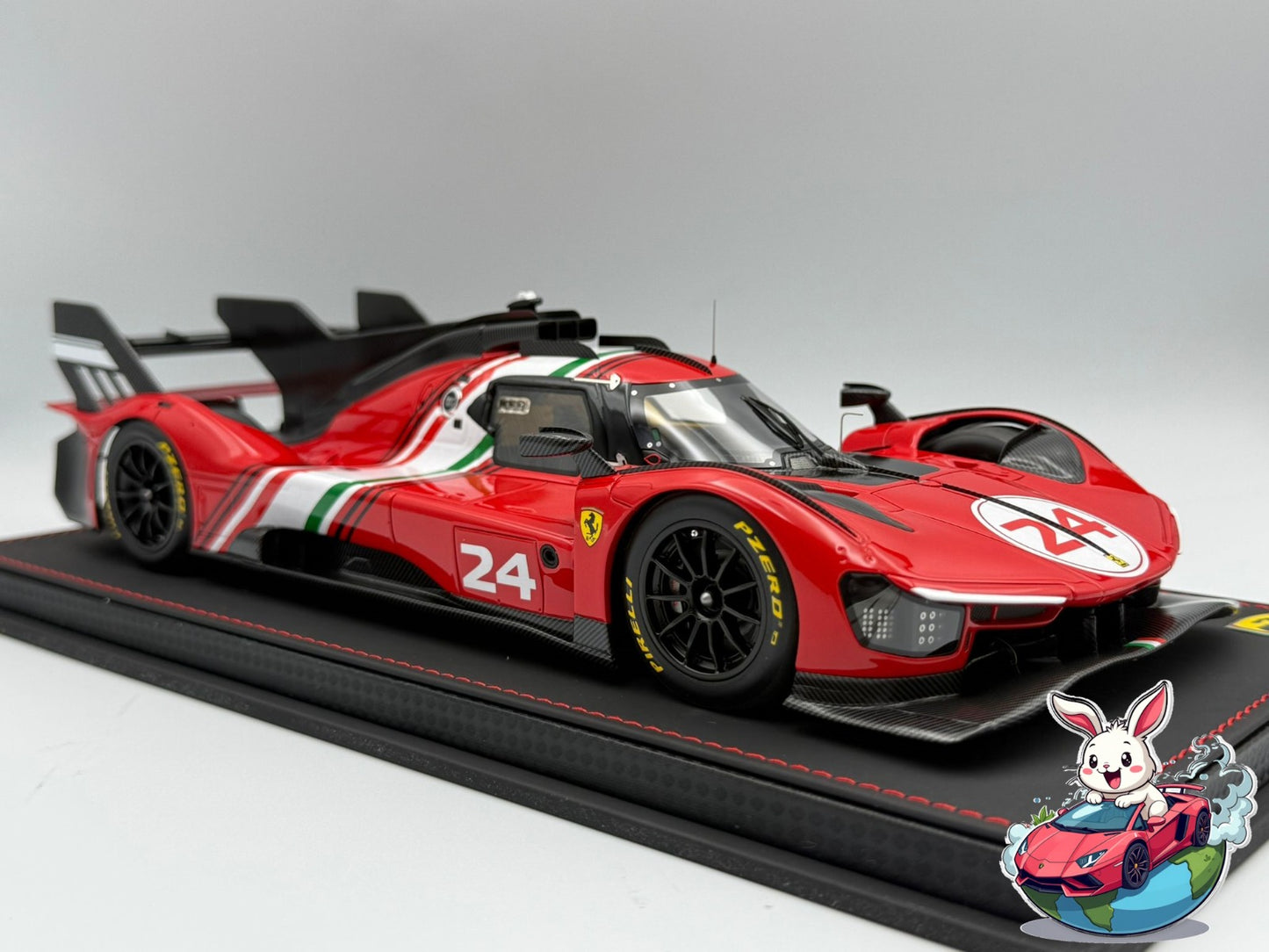 BBR 1:18 Ferrari 499P Modificato - Leather Base
