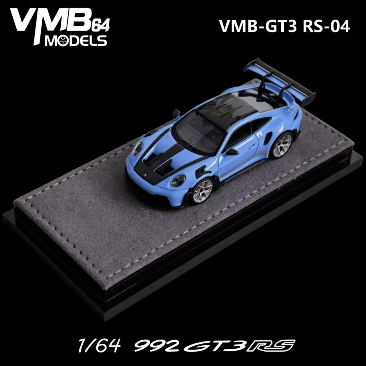 PREORDER VMB 1:64 Porsche 992 GT3RS (Etna Blue)