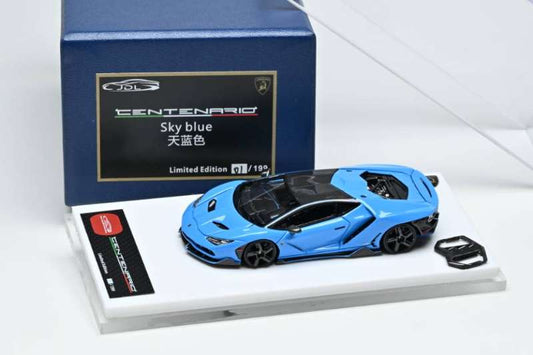JDL Model 1:64 Lamborghini Centenario LP770-4 (Sky Blue)