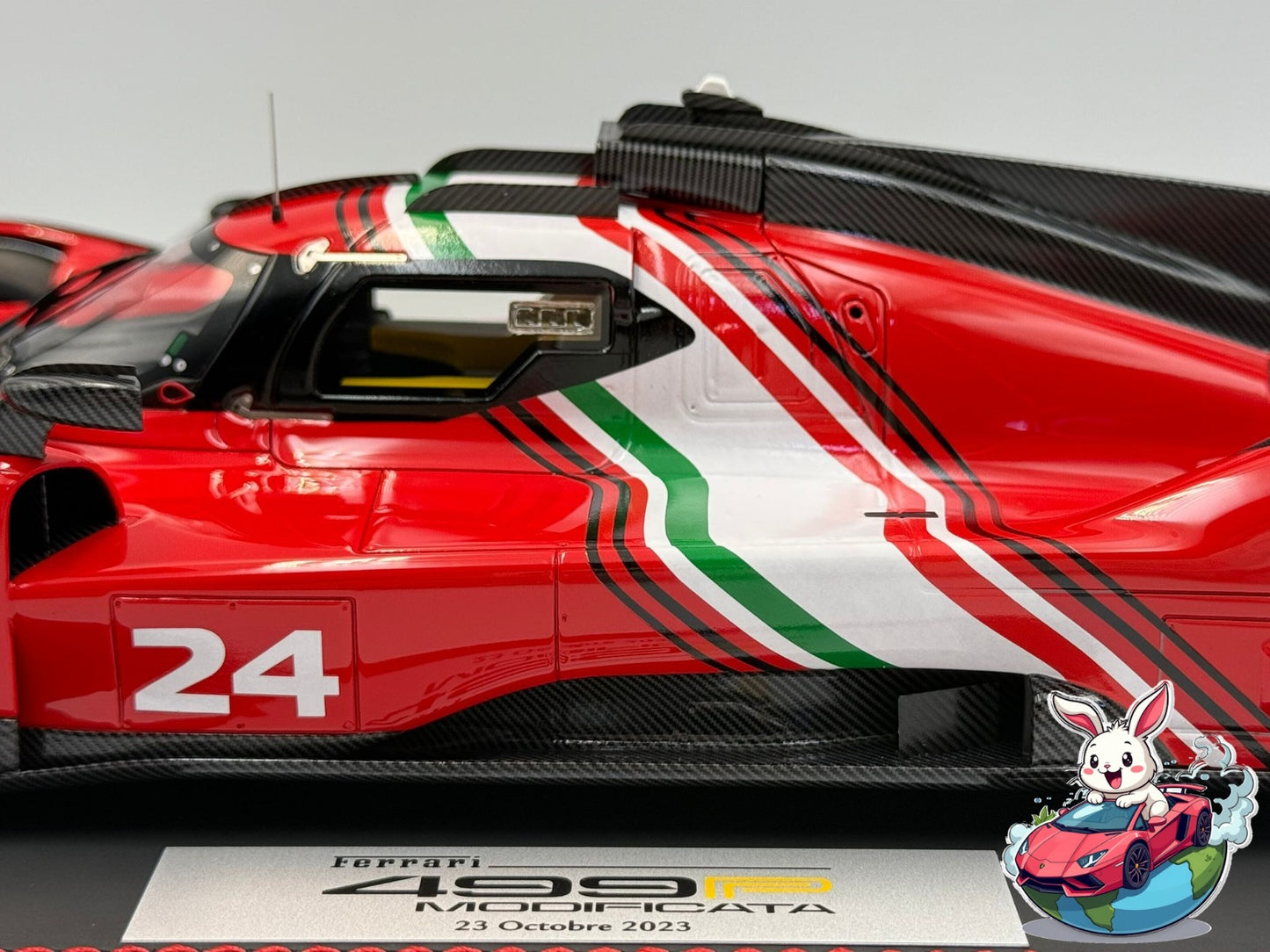 BBR 1:18 Ferrari 499P Modificato - Leather Base