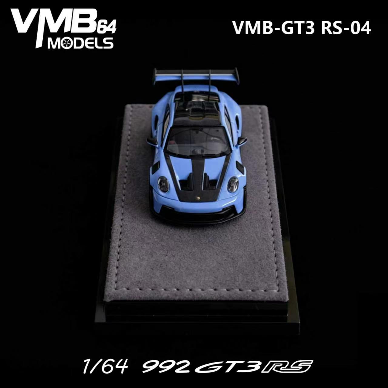 PREORDER VMB 1:64 Porsche 992 GT3RS (Etna Blue)