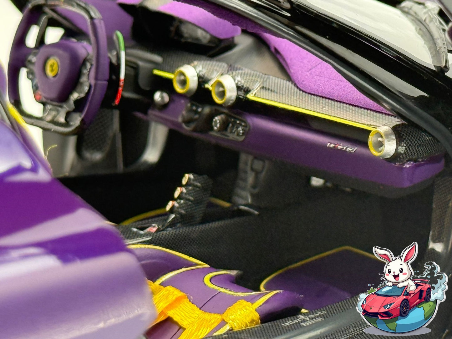 BBR 1:18 Ferrari Laferrari Purple Dubai TAILOR MADE