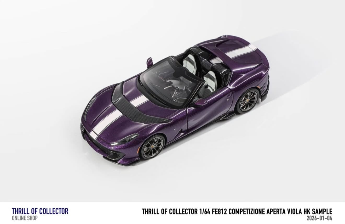 PREORDER TOC 1:64 Ferrari 812 Competizione Aperta