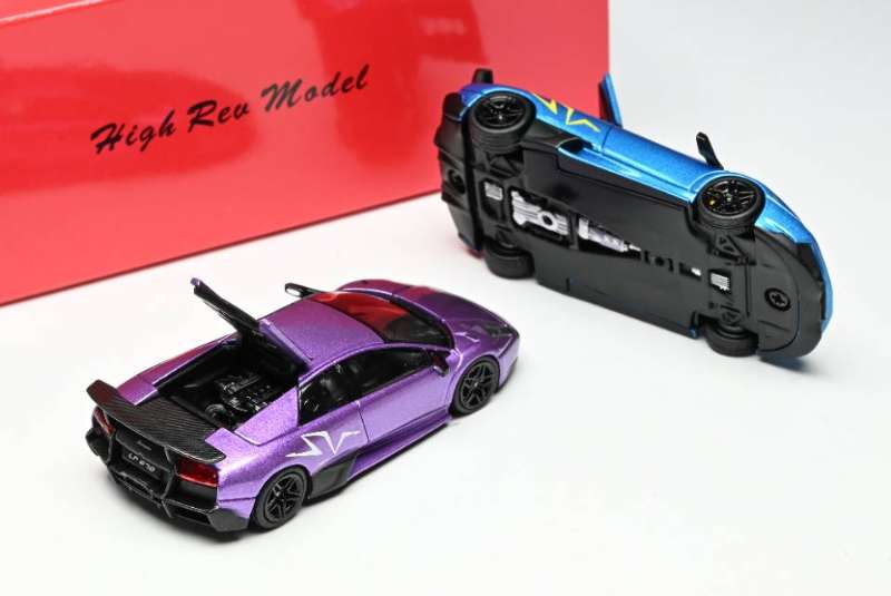 HRM 1:64 Lamborghini Murcielago LP670-4 SuperVeloce (Purple)