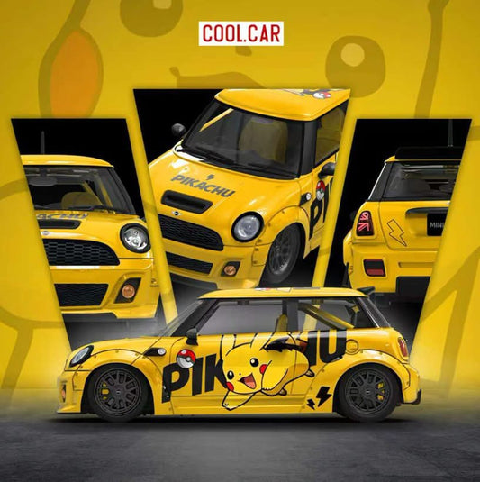 PREORDER Cool Car 1:64 Mini Cooper ‘Pikachu’