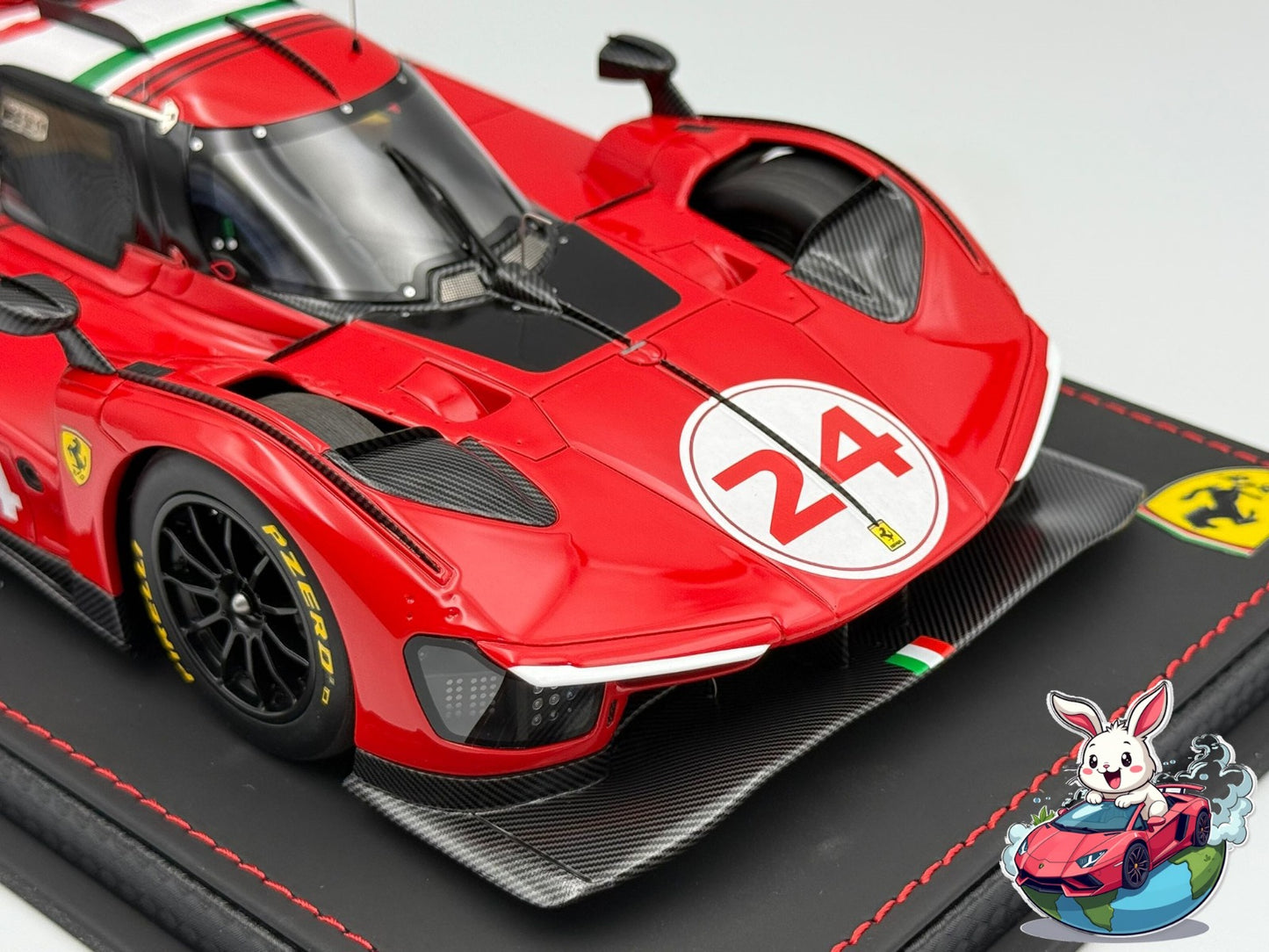 BBR 1:18 Ferrari 499P Modificato - Leather Base