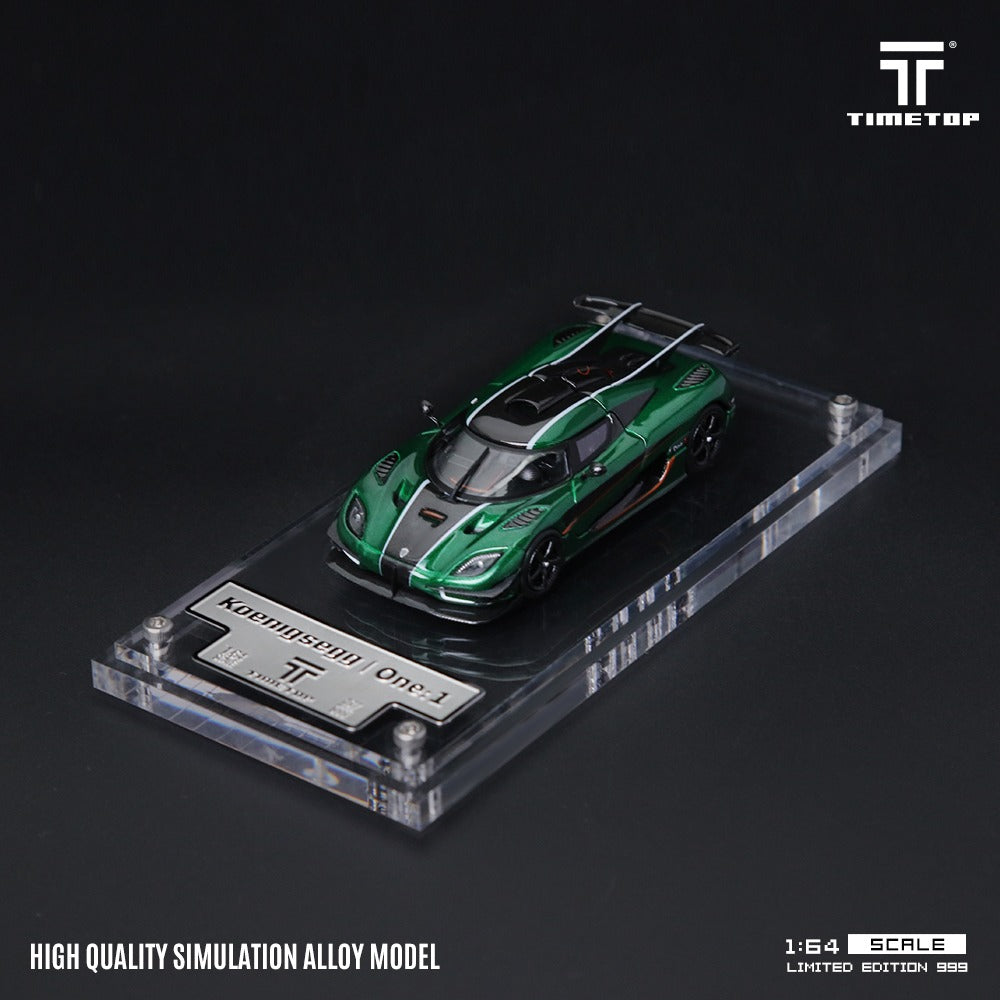 PREORDER Time Top 1:64 Koenigsegg One:1 (Green)