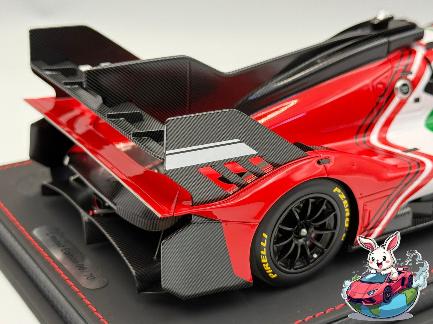 BBR 1:18 Ferrari 499P Modificato - Leather Base