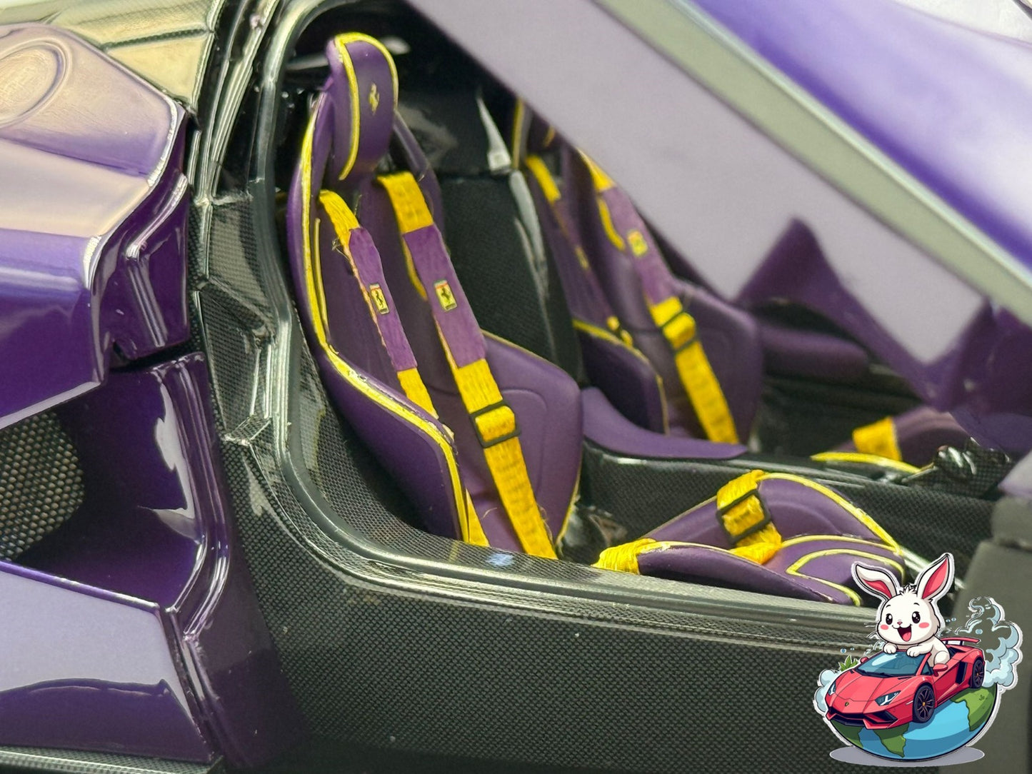 BBR 1:18 Ferrari Laferrari Purple Dubai TAILOR MADE