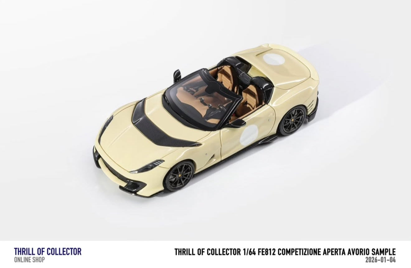 PREORDER TOC 1:64 Ferrari 812 Competizione Aperta