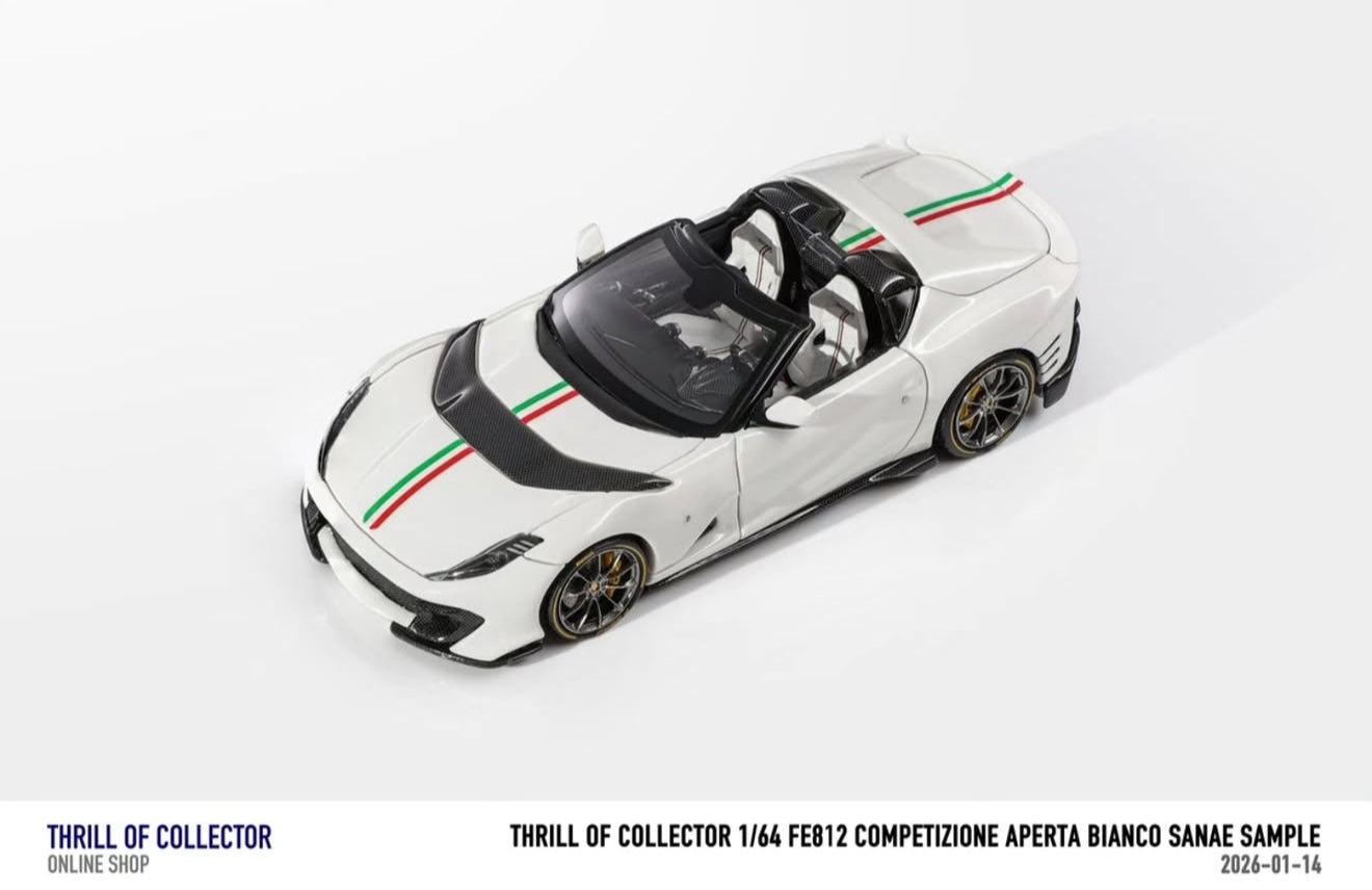 PREORDER TOC 1:64 Ferrari 812 Competizione Aperta