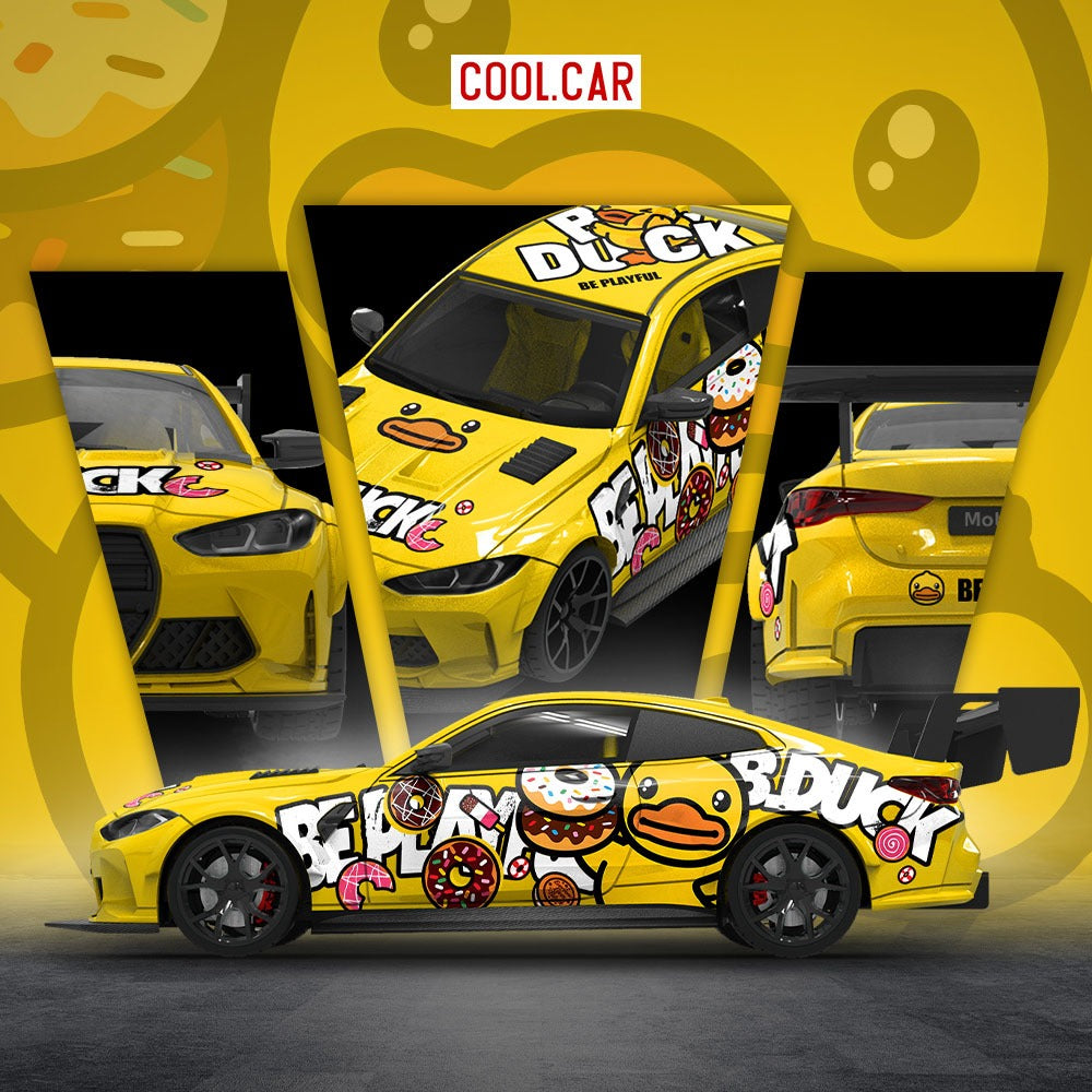 PREORDER Cool Car 1:64 BMW M4 ‘Yellow Duck’