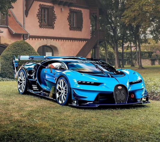 PREORDER Henson & Heaven 1:18 Bugatti Vision Gran Turismo (French Blue)