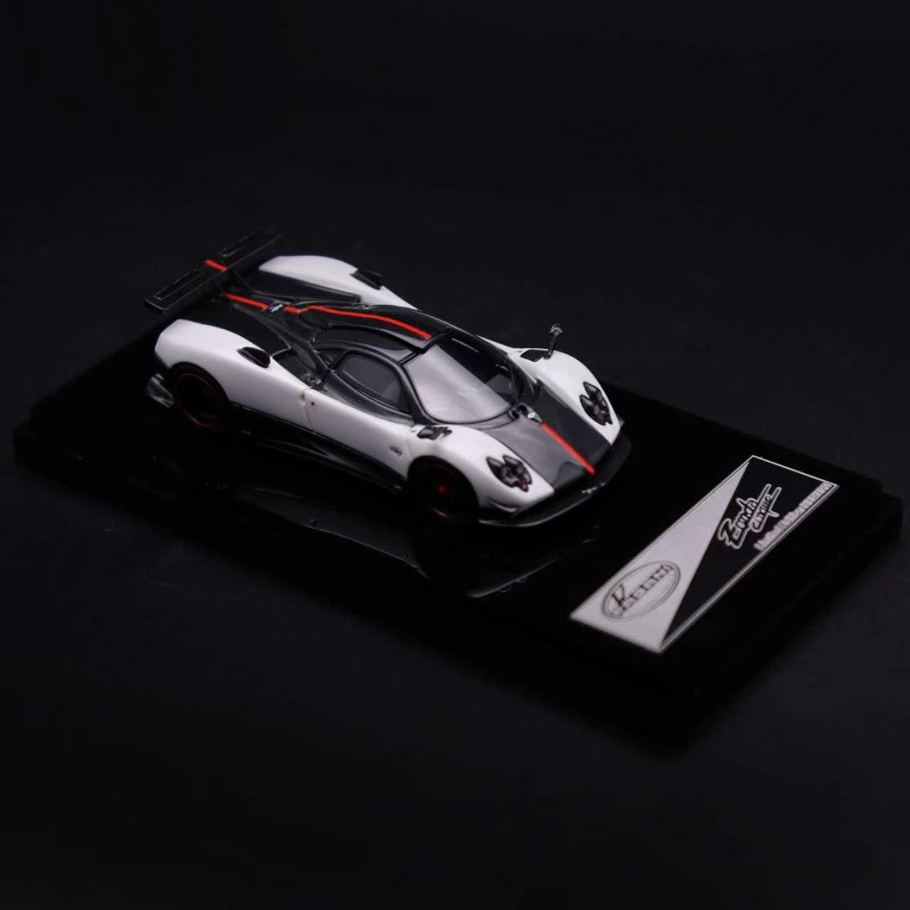 Sakura Model 1:64 Pagani Zonda Cinque (White/Red) ‘RHD’