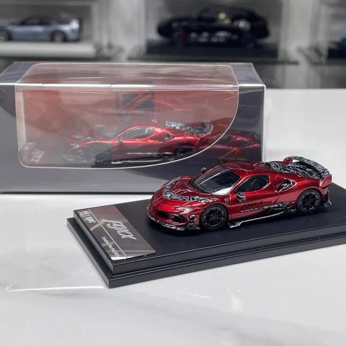 PREORDER HKM 1:64 Mansory F9XX Spider SF90 - Rosso Fuoco