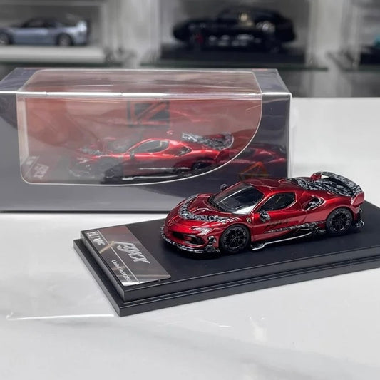 PREORDER HKM 1:64 Mansory F9XX Spider SF90 - Rosso Fuoco