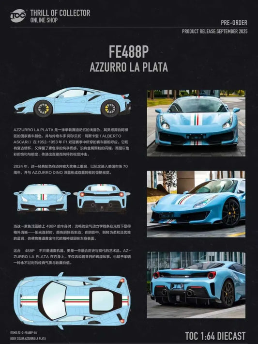TOC 1:64 Ferrari 488 Pista