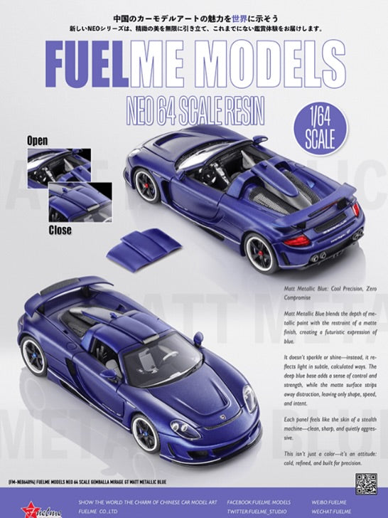 FuelMe Models 1:64 Gemballa Mirage GT