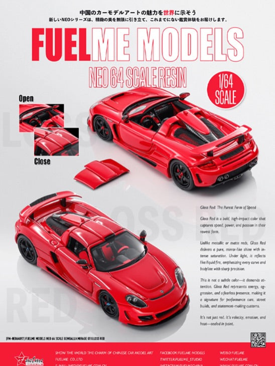 FuelMe Models 1:64 Gemballa Mirage GT