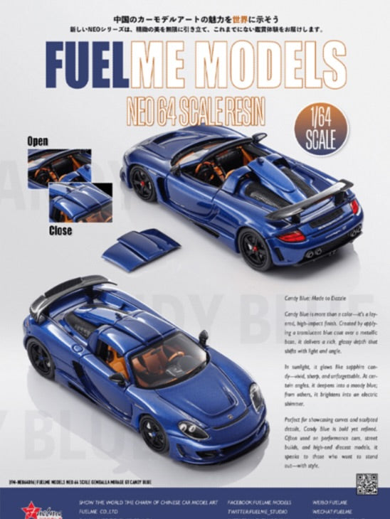 FuelMe Models 1:64 Gemballa Mirage GT