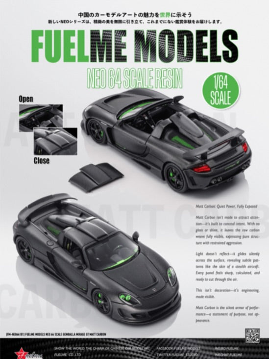 FuelMe Models 1:64 Gemballa Mirage GT