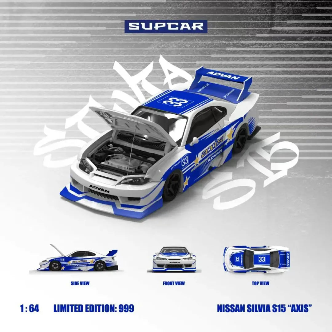 SUPCAR 1:64 Nissan Silvia S15 "AXIS"