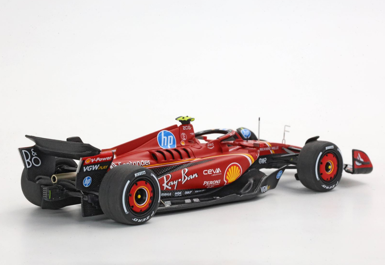 PREORDER BBR 1:43 Ferrari SF24 Monaco GP 2024 Sainz third position