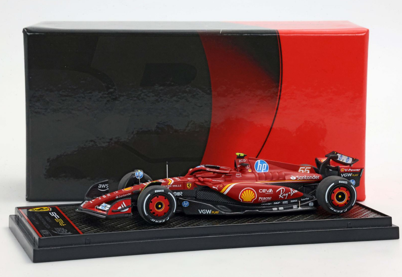 PREORDER BBR 1:43 Ferrari SF24 Monaco GP 2024 Sainz third position