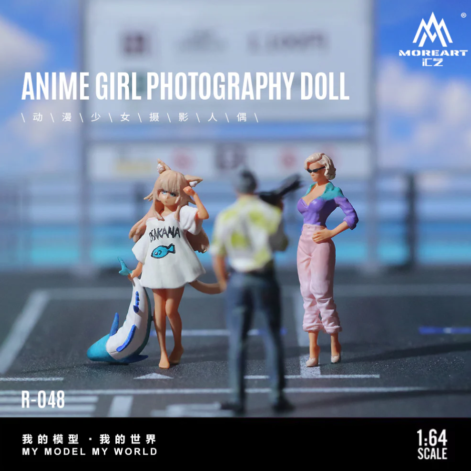 MoreArt 1:64 Anime Girl Photography Doll