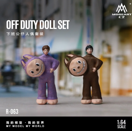 MoreArt 1:64 OFF DUTY DOLLSET